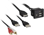 New Metra Axxess AX-GMUSBAUX-6 Usb, & Hdmi Replacement Panel W/ 6FT Cable. Fixed Price $28.90.