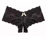 Hanky Panky L81934 Luxe Lace Crotchless Brief Black Women's Size. Fixed Price $39.10.