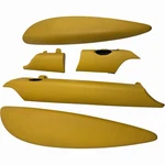 Mini Cooper Mellow Yellow Dash Door Trim R55 R56 R57 Genuine Used 2007-2010. Fixed Price $199.99.