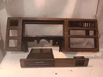 1987 - 96 Dodge Dakota Dash Cup Holder W/ Vent & Gauge Cluster Bezel Woodgrain. Fixed Price $95.00.