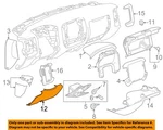 Gm Oem 14-19 Sierra 1500 Instrument Panel Components-knee Bolster 23504154. Fixed Price $160.74.