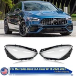 Pair Headlight Lens Cover For Mercedes Class W118 C118 X118 19-22 Left Right. Fixed Price $105.68.