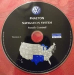 2004 05 06 Vw Volkswagen Phaeton Navigation Disc Cd Central Map Tx Ok Ar Ms La. Fixed Price $48.88.