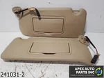 Pair Set Left Right Sun Visors W Garage Door Opener. Fixed Price $39.99.