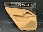 19-23 Porsche Cayenne Rear Left Side Door Panel Beige / Black Bose. Fixed Price $134.94.