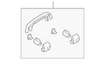 Genuine Mazda Interior Grab Bar GAL1-69-470C-77. Fixed Price $37.27.