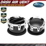 2PCS Black+chrome Heater Air Vent Ford F-250 Super Duty 08-10 8C3Z19893BA. Fixed Price $28.99.