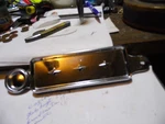 Mopar Plymouth Dodge Radio Delete Plate 1955 1956 Dash Trim Cover Oem. Fixed Price $30.00.