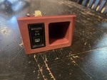84-88 Toyota Pickup 4RUNNER Dash Pocket Rear Defrost Switch Cubby Trim Red. Fixed Price $43.91.