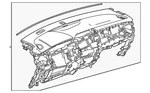Genuine Gm Instrument Panel 42893054. Fixed Price $517.49.