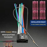 Power Wire Harness For Kenwood KDC-BT645U KDCBT645U Kit With Connectors. Fixed Price $10.95.
