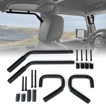 Steel Black Rear & Front Grab Handle Roll Bars For 2007-2018 Jeep Wrangler Jku. Fixed Price $42.95.