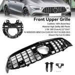 Black Front Bumper Grille Fit Mercedes Class W118 C118 2020 2024 Gtr. Fixed Price $74.73.