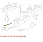 2006 2011 Chevrolet Impala Driver Knee Bolster Used Oem 15778744. Fixed Price $47.49.