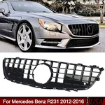 For Mercedes-benz R231 Gt-r 2013-2016 Front Radiator Grille Glossy Black. Fixed Price $141.54.