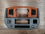 2006-2008 Dodge Ram 1500 2500 3500 Radio Dash Trim Center Bezel Woodgrain Grey. Fixed Price $119.99.