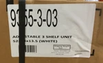 Weather Guard 9355-3-03 Adjustable Shelf Unit New 52X44X13.5 (white). Fixed Price $349.99.
