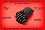 1998 2010 New Beetle Right Rh Outer Dash Heater Vent Adjustable Black Oem. Fixed Price $39.95.