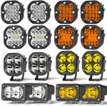 2X 3INCH Led Cube Pods Work Lights Offroad Suv Truck Driving Spot Flood Fog Lamp. Fixed Price $12.99.