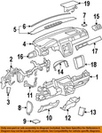 Gm Oem 07-20 Avalanche Instrument Panel-knee Bolster Deflector 23151658. Fixed Price $28.65.