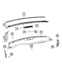 Genuine Mopar Instrument Panel 7BD73DX9AF. Fixed Price $1826.79.