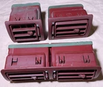 Ford Mustang 1979 1980 1981 1982 1983 1984 1985 1986 Red Air Vents Heat Ac Oem. Fixed Price $150.00.