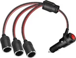 12V To Cigarette Lighter Splitter Power Adapter, Size: 0.3MSTYLE:. Fixed Price $15.74.