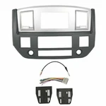 Radio Double Din Dash Install Bezel Kit For 2006-09 Dodge Ram Silver Slate Grey. Fixed Price $58.54.