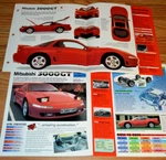 1991 Mitsubishi 3000GT Specs Info Original Poster Brochure Vintage. Fixed Price $17.99.