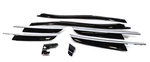 2013 Bmw X6 (E71) Dash Door Console Wood Grain Trim Set (dark Bamboo). Fixed Price $306.82.