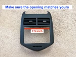 2012 - 2016 Chevrolet Sonic Center Dash Vent Radio Display Trim Bezel Jet Black. Fixed Price $55.00.