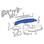For Jeep Compass 2022-2025 7BD73DX9AF Dashboard Panel. Fixed Price $1145.66.