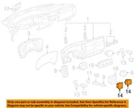 Gm Oem 09-24 Express 1500 Instrument Panel Cluster Switches-blank Cover 15268641. Fixed Price $21.23.