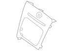 Genuine Kia Center Panel 84740A7000WKD. Fixed Price $107.09.