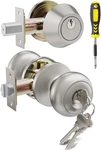 1 Set All Keyed Same Entry Door Knobs And Single Cylinder Deadbolt Combo Fo. Fixed Price $27.50.