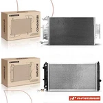 A-premium Radiator & Ac Condenser Cooling Kits For Chevrolet Malibu Olds Cutlass. Fixed Price $208.99.
