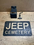 84-01 Jeep Cherokee Xj Oem Spare Tire Hold Down Bracket Hardware Retainer Set. Fixed Price $37.99.