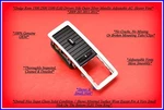 09 12 Dodge Ram 1500 2500 3500 Lh Dash Ac Vent Oem Silver Trim Driver Side. Fixed Price $45.00.