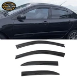 Fit 03-08 Toyota Corolla Sedan 4DR Mugen Style Window Visors Rain Sun Guard Vent. Fixed Price $24.36.