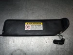 Passenger Sun Visor With Warning Label 03-06 Jeep Wrangler 8051399. Fixed Price $75.69.