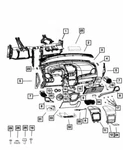 Genuine Mopar 2011-2020 Dodge Journey Steering Column Opening Cover 1RQ78DX9AB. Fixed Price $76.94.