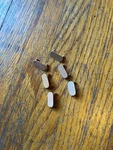 Mercedes W123 S123 Under Dash Kick Panel Caps Plugs Covers Palomino Set Of 6. Fixed Price $79.00.