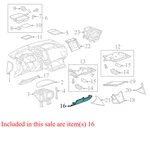 2011-2015 Gmc Terrain Instrument Panel Knee Bolster Used 20910862 Oem. Fixed Price $62.99.