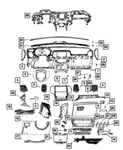 Genuine Mopar 2014-2015 Jeep Grand Cherokee Control Center Stack 56054382AF. Fixed Price $672.29.