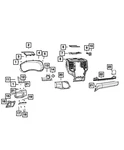 Genuine Mopar Instrument Panel Bezel 7HW09TX7AA. Fixed Price $140.40.