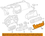 Gm Oem 15-22 Canyon Instrument Panel Cluster Switches-switch Bezel 23133766. Fixed Price $62.44.