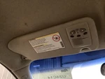 Driver Left Sun Visor With Garage Door Opener Fits 03-07 Cts 330147. Fixed Price $81.59.
