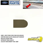 1999-2007 Ford F250 F350 Upper Center Dash Auto Headlight Delete Cover Trim Tan. Fixed Price $23.28.