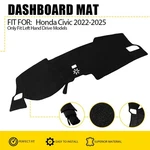 Black Dashboard Pad Trim Cover For Honda Civic Sedan 2022-25. Fixed Price $16.19.