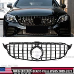 Gloss Black Front Grill For Mercedes Benz Class W205 19-21 C200 C300 C43 Coupe. Fixed Price $65.99.